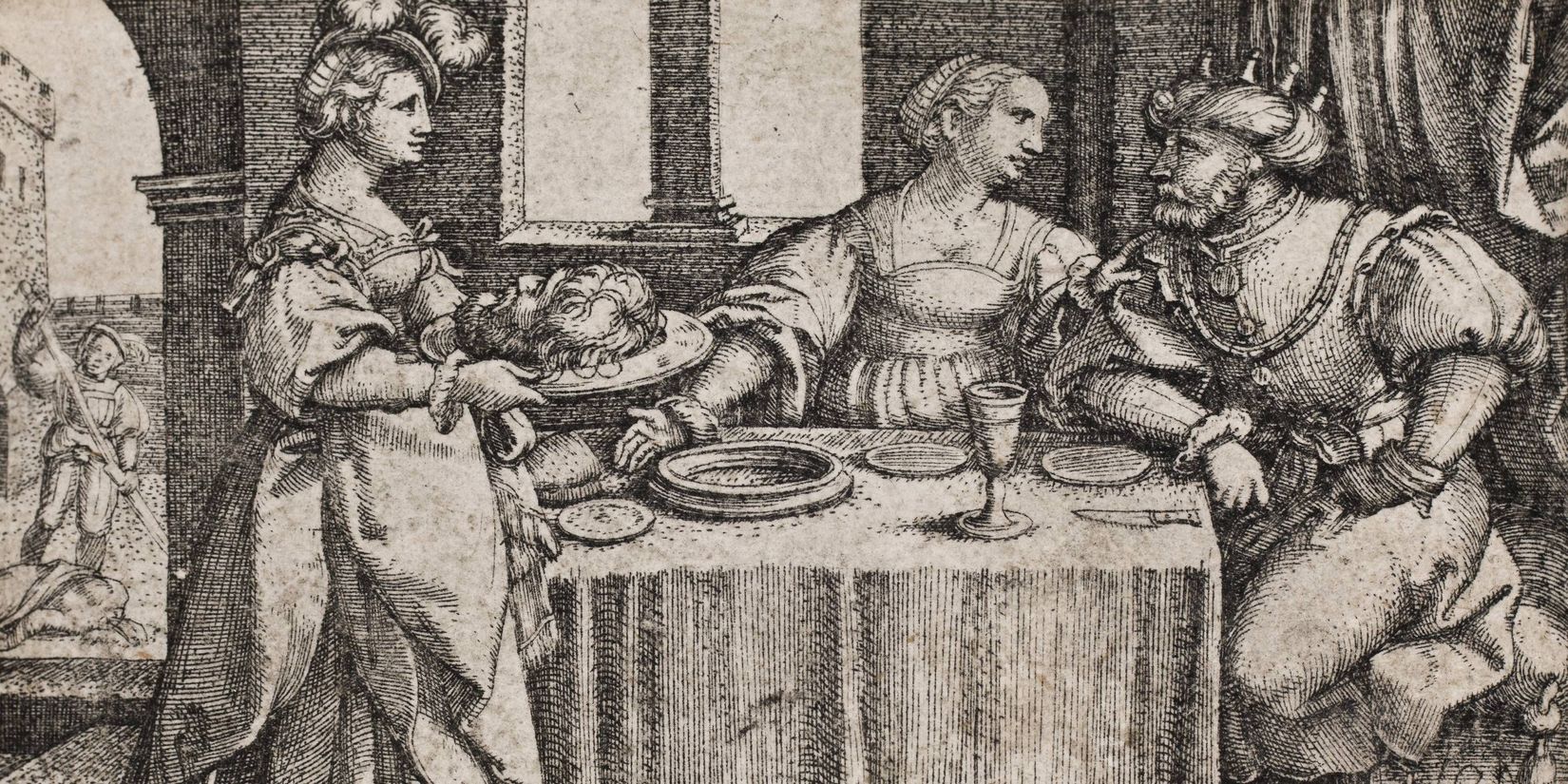 Georg Pencz, <i>Salomé portant la tête de saint Jean-Baptiste</i> (détail), 1533 c. Photo : Richard-Max Tremblay