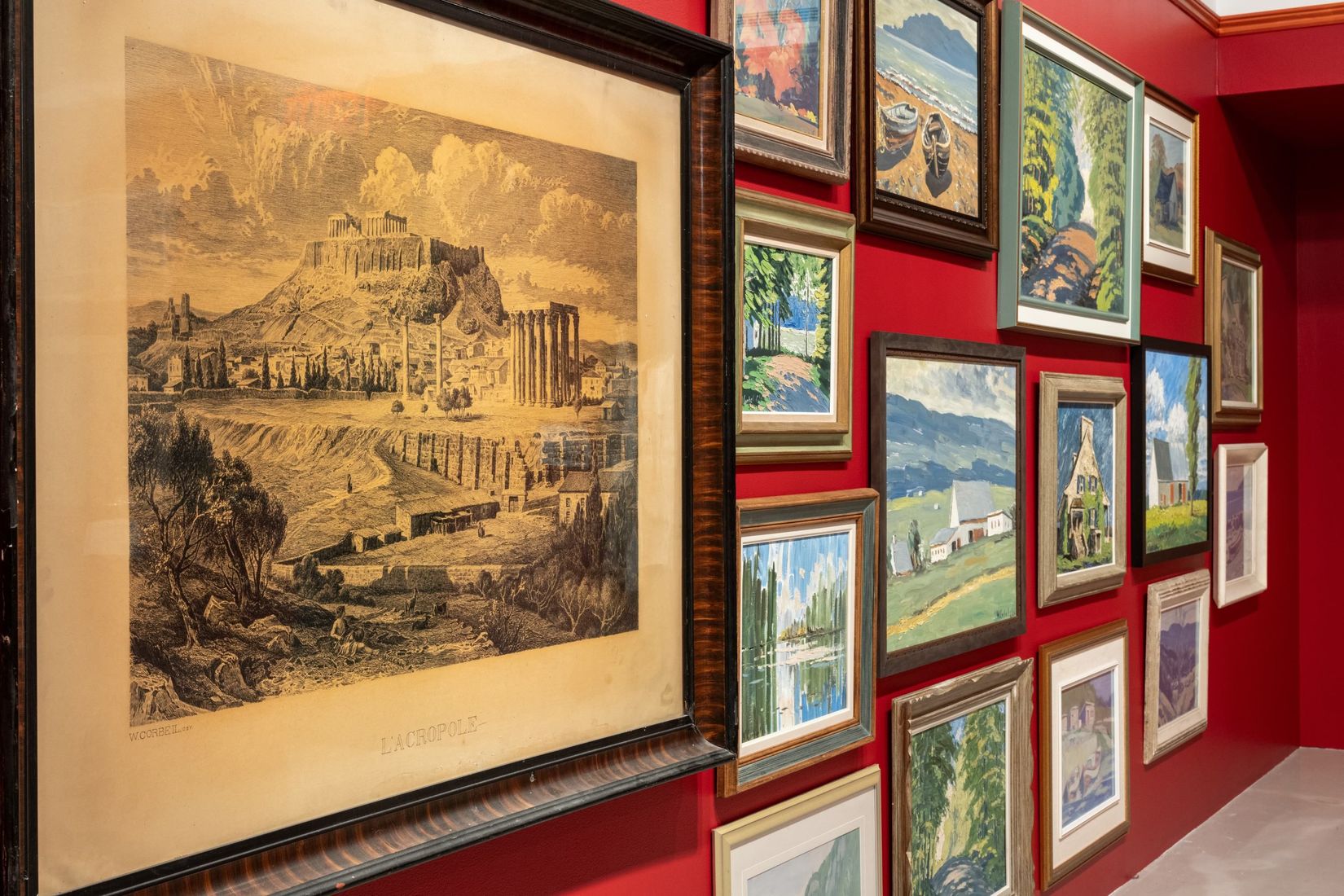 Vue de l'exposition <i>Projet Corbeil</i> au Musée d’art de Joliette, 2023. Photo : Paul Litherland