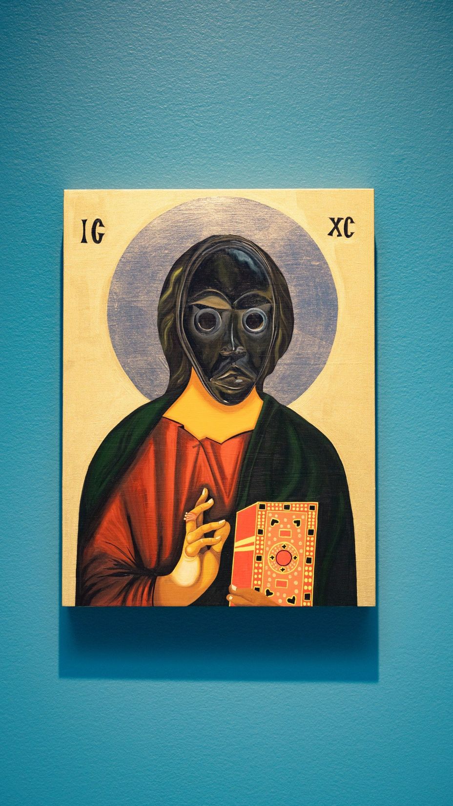 Moridja Kitenge Banza, <i>Christ Pantocrator no 54</i>, 2024. Photo : Paul Litherland