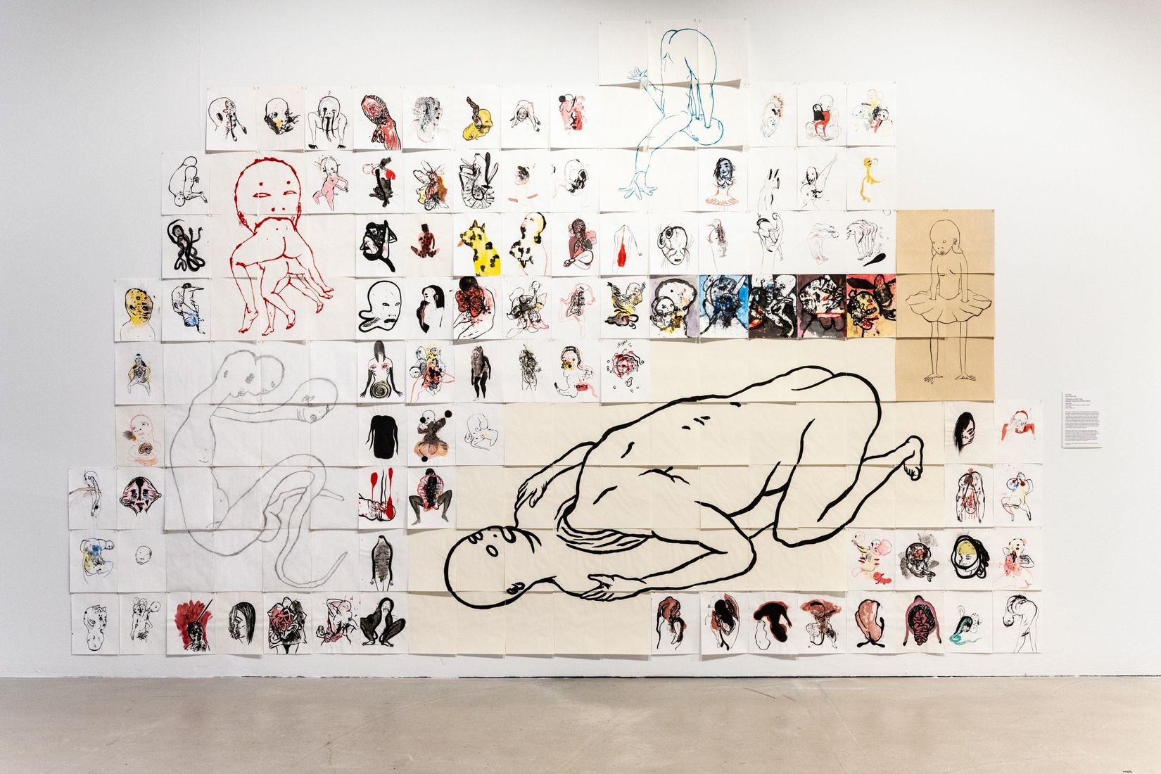 © Ed Pien, <i>Drawing on Hell, Paris</i>, 2004. Achat grâce au Prix de la Dotation York-Wilson, administré par le Conseil des arts du Canada. Photo : Paul Litherland /// © Ed Pien, <i>Drawing on Hell, Paris</i>, 2004. Purchased through the York-Wilson Endowment Prize, administered by the Canada Council for the Arts. Photo: Paul Litherland