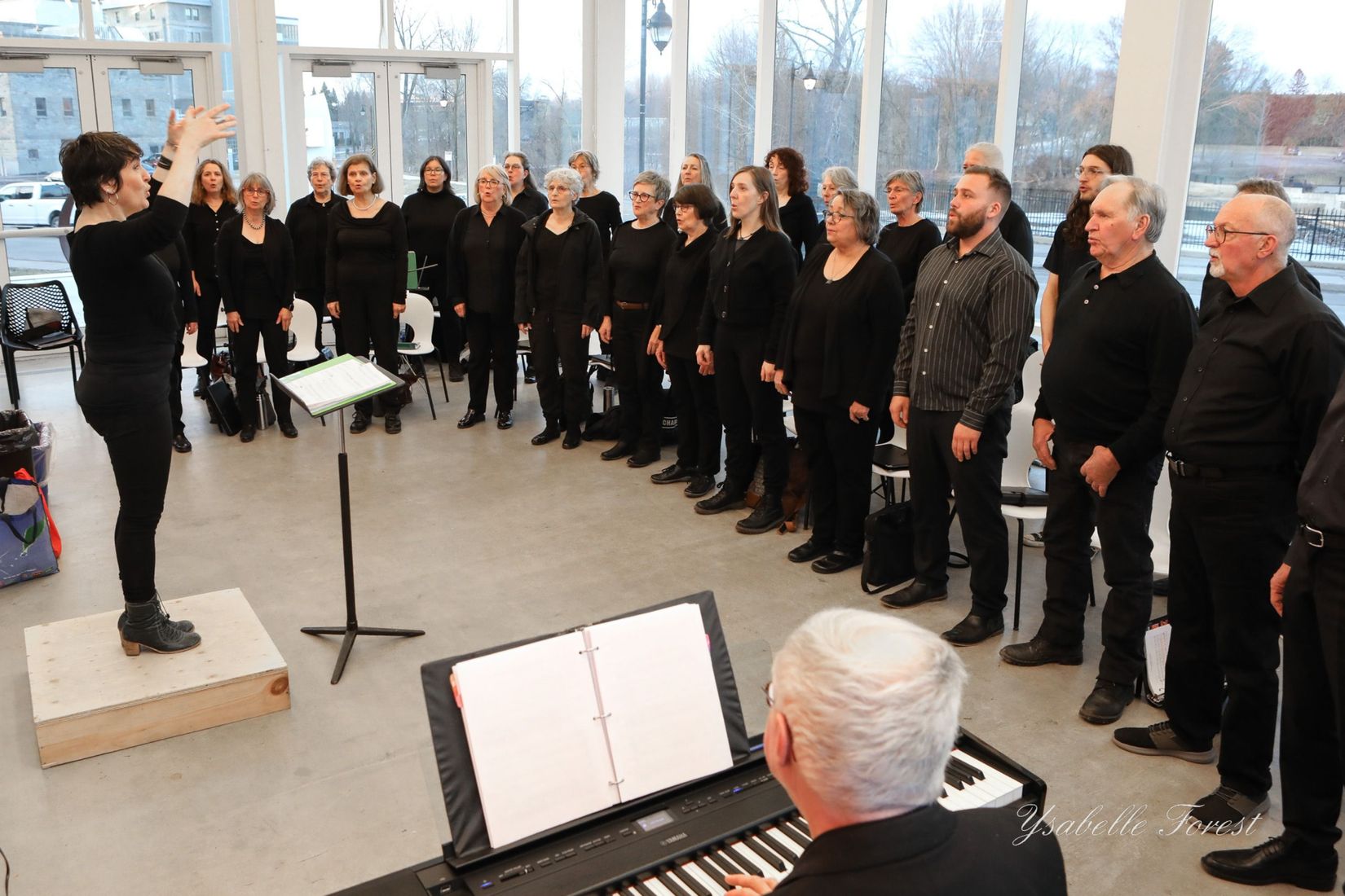 Chœur du Musée d'art de Joliette. Photo : Ysabelle Forest