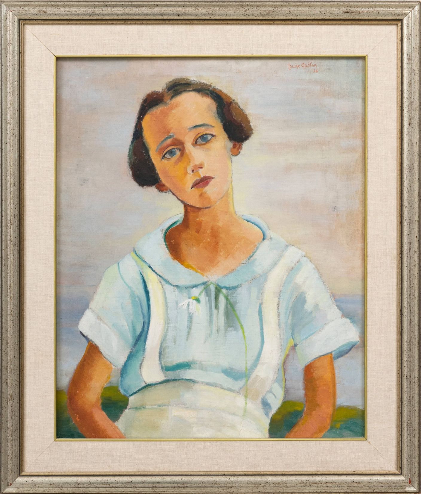 Titre : <i>La petite bonne</i> </br>Artiste : Louise Gadbois </br>Année : 1938