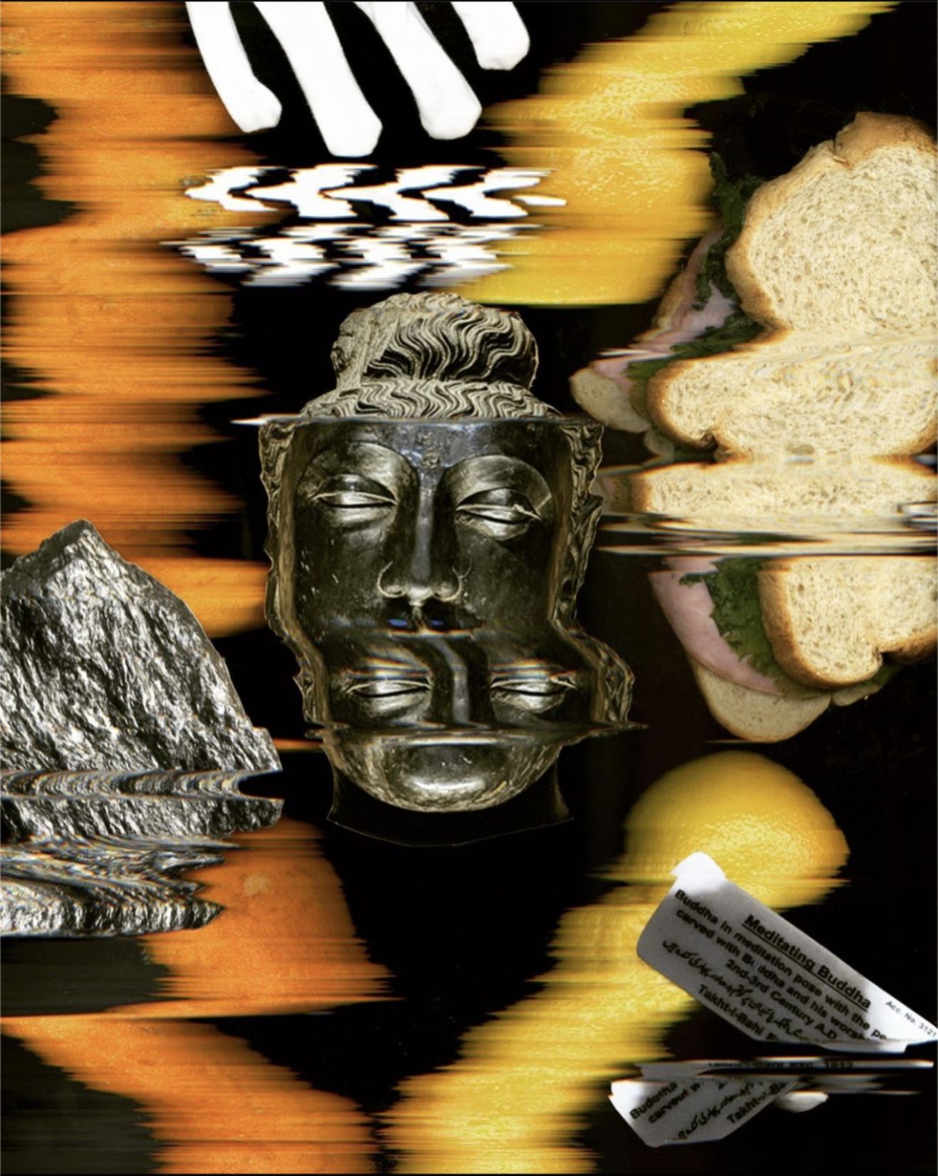 © Sameer Farooq, Gandhara Series (Constellation 1), 2023. Avec l’aimable permission de l’artiste.