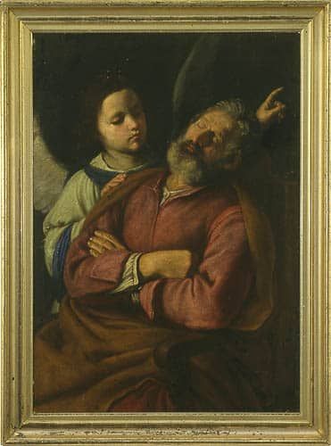 Titre : <i>Songe de Saint Joseph</i><br> Artiste : Inconnu<br> Année : 17e siècle