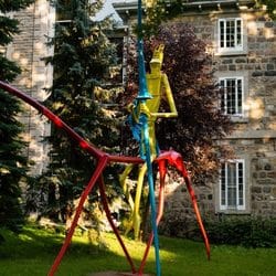 Germain Bergeron, Don Quichotte, parcours Quartier des arts de L'Assomption, 2019.