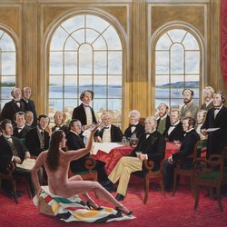 Kent Monkman, The Daddies/Les papas, 2016.